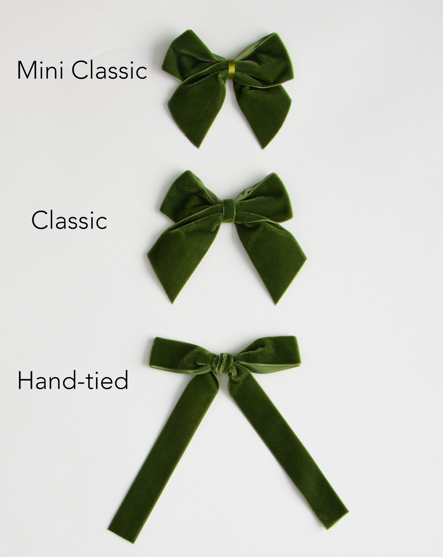 Velvet Bow place setting - "Mini Classic"