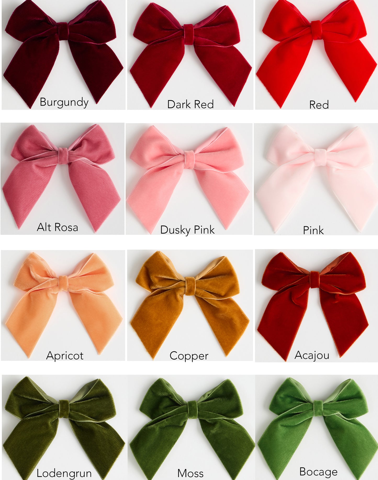 Velvet Bow place setting - "Mini Classic"