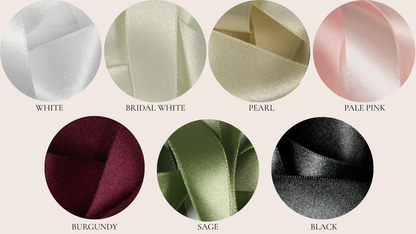 Satin RibbonTable Number/Name Ribbon