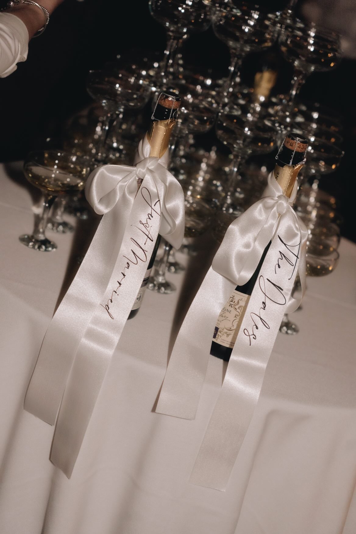 Champagne Bottle Ribbon