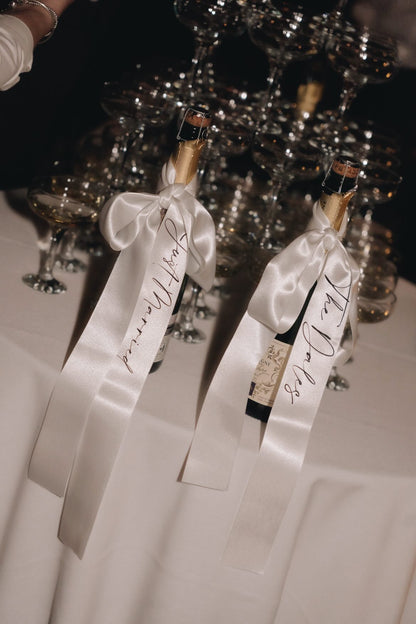 Champagne Bottle Ribbon