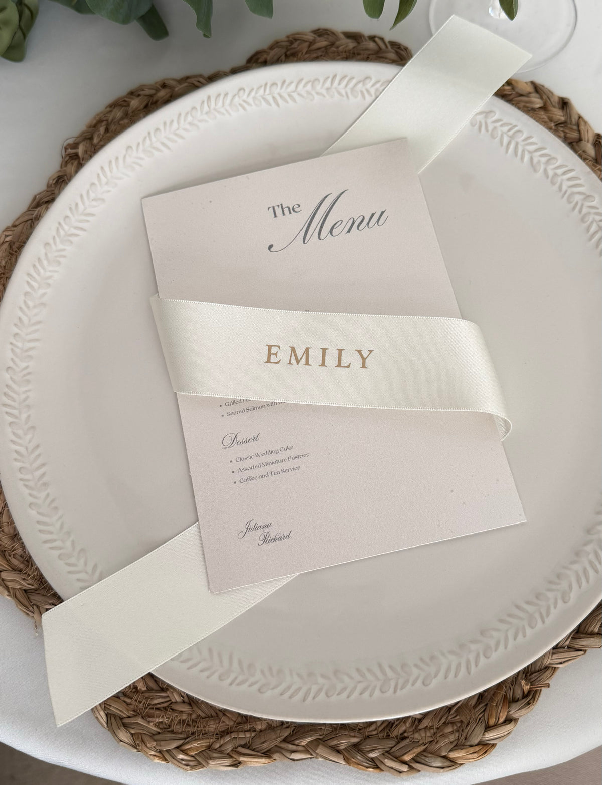 Personalised Place name wrap around Ribbons