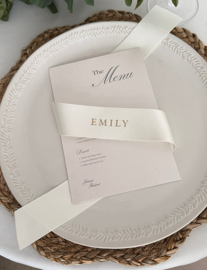 Personalised Place name wrap around Ribbons