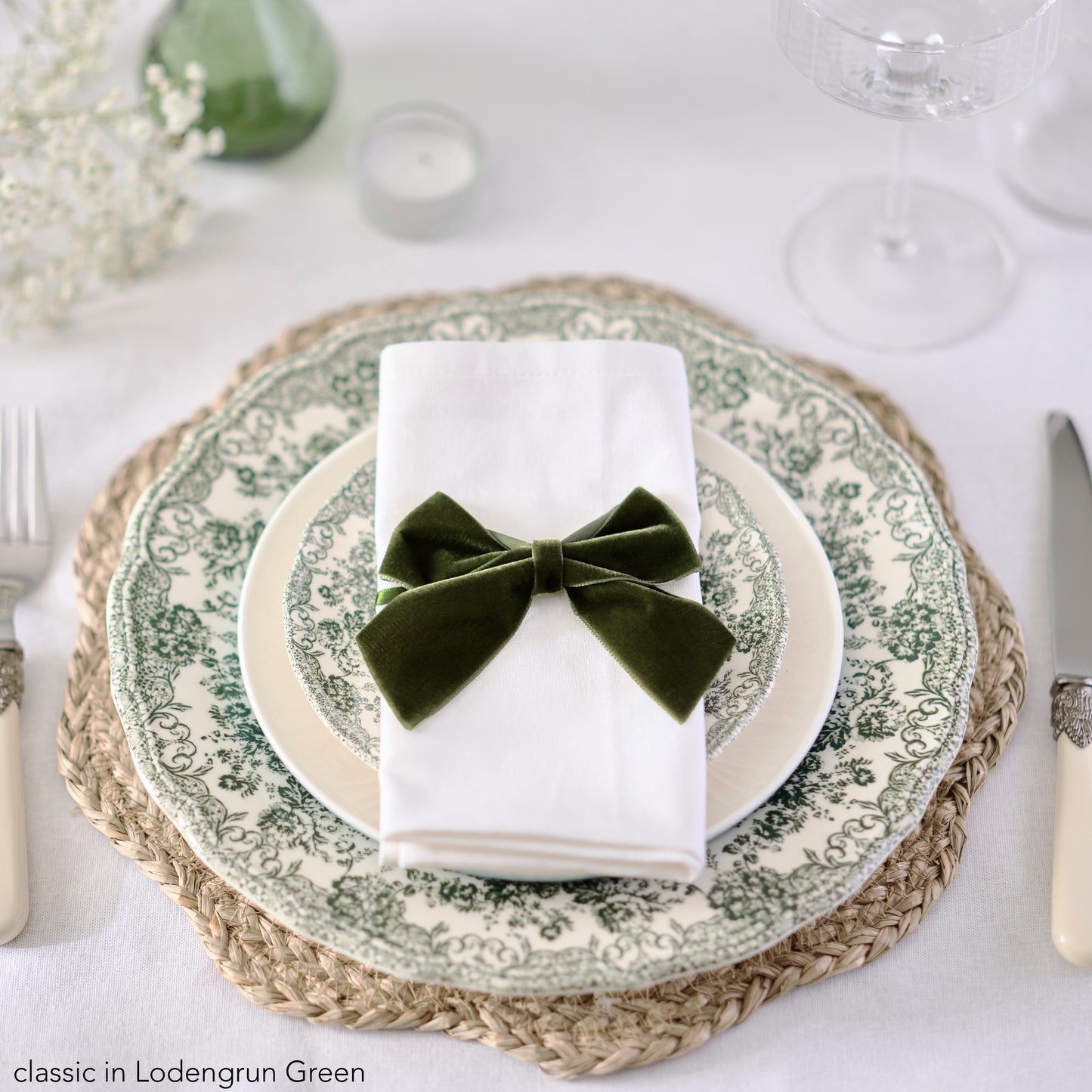 Velvet Bow place setting "Classic"