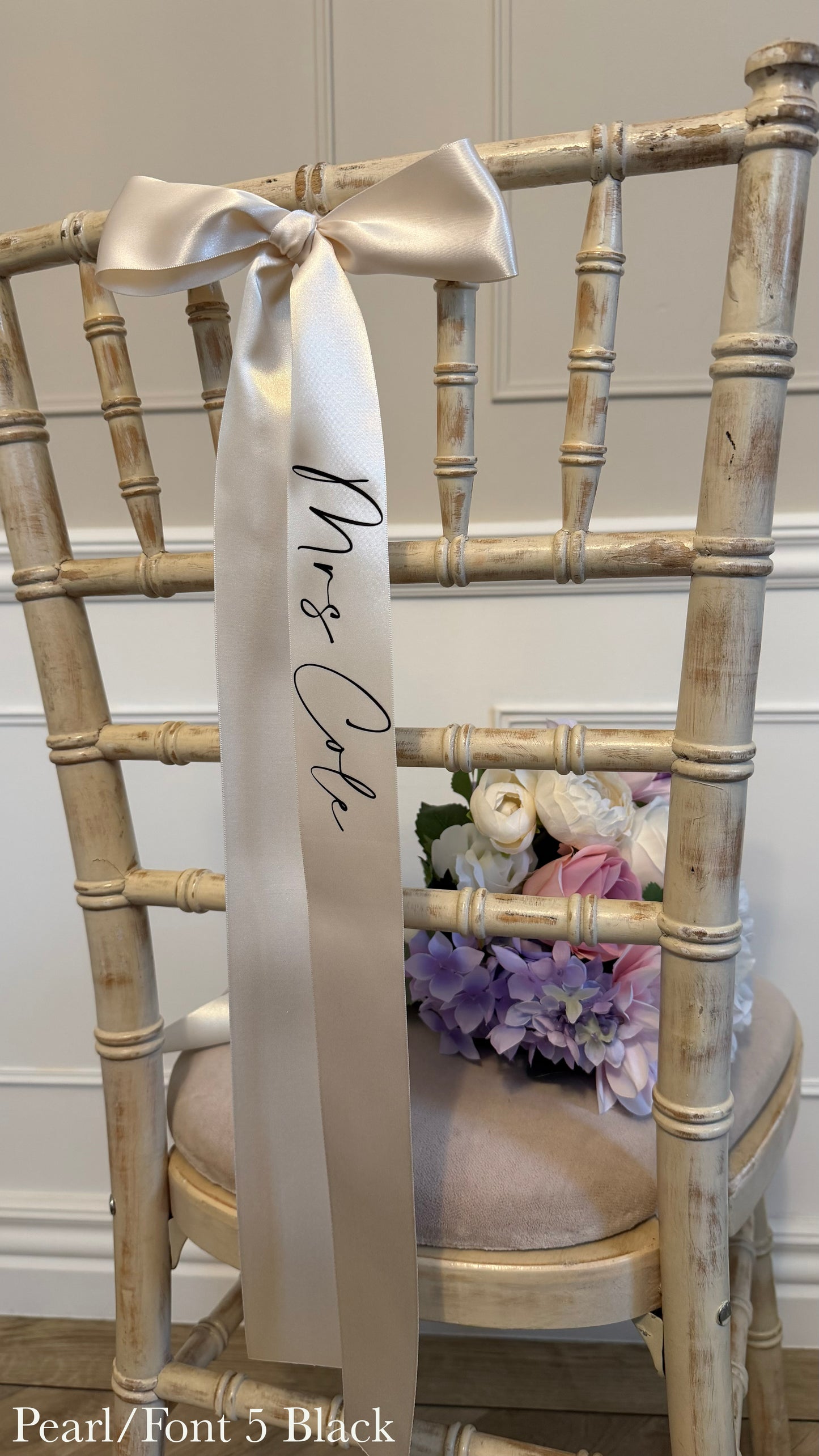 Personalised Chair Ribbon