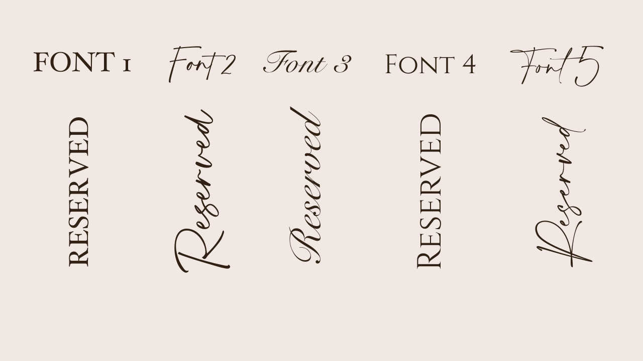 Personalised Chair Ribbon