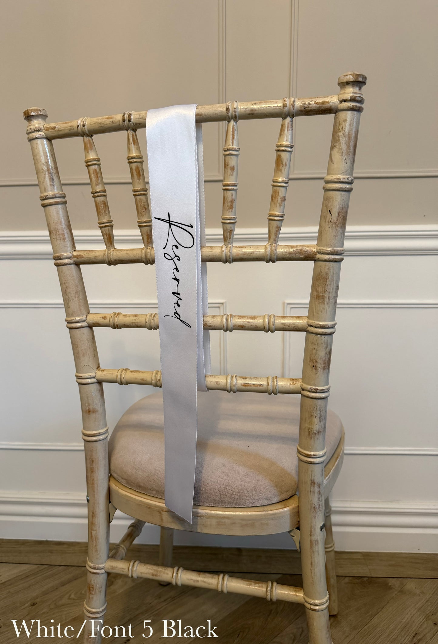 Personalised Chair Ribbon